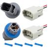 1Set Rear License Plate Light Socket W/2 Way Female Wiring Replacement For Ford F81Z-13411-AA Car Accessories