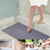 1pc Plaid Shower Mat with Suction Cups & Drain Holes, PVC Non-slip Bath Mat, 40*70cm Safe Bathtub Mat Bathroom Accessories