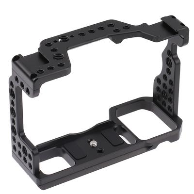 CNC Aluminiumlegering Camera Kooi voor A7M3 A7R3 A9 Video Kooi A9 Camera Rig met 1/4 3 Inch 8 Inch Schroefbevestiging voor LED Monitor Microfoon