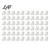 Eave Light Cord Holders Outdoor String Clips Black Plastic Organize Hooks Pergola Lighting Fasteners Weather Resistant Snap-on for Garden