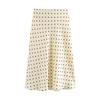 2025 Spring Women's Casual Elastic Waist Midi Skirt - European & American Fashion Style