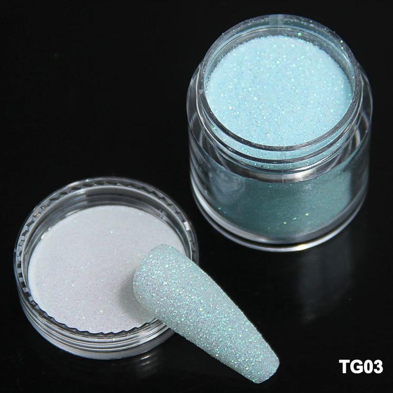 3,5g Paillettes Iridescentes Sucre pour Ongles Coloré Candy Coat Poudre Pigment Pour Manucure Effet Sucre Poussière Brillante Décorations Nail Art