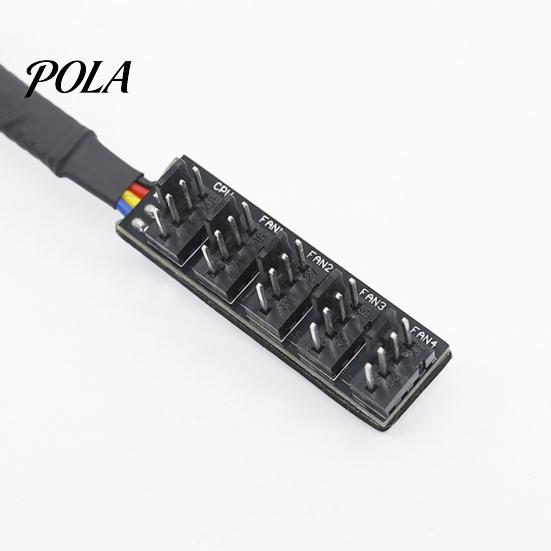 5 Yollu 4Pin CPU Soğutucu Kılıf PWM Soğutma Fanı Güç Kablosu Hub Splitter Adaptörü
