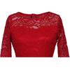 2024 European & American Off-Shoulder Lace Pencil Skirt Dress for Women