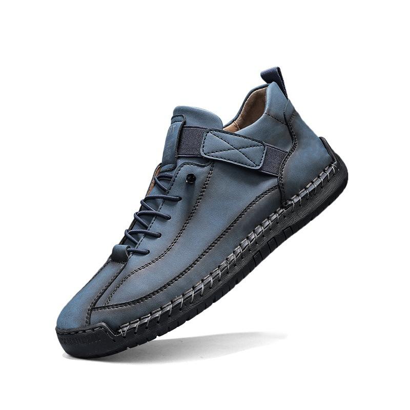 Autumn and winter popular foreign trade large size men's medium help Martin boots outdoor casual shoes tooling stitching men's shoes