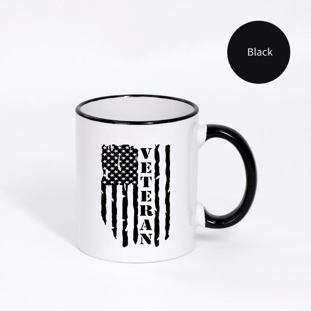 Cute Blank Coated Sublimation Ceramic Mug Custom Diy Heat Transfer Printing Cup 11oz(Printed on one side)