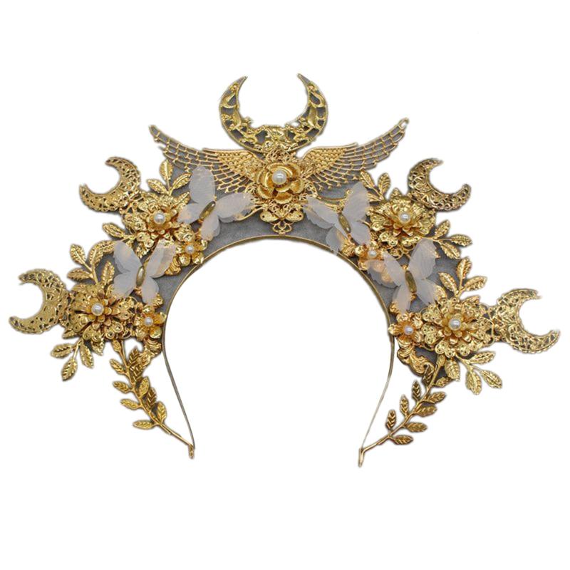 Women Cosplay Headband DIY Material Halloween Hair Holder with Angel Halo Design