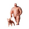 1/64 Laufendes Diorama Dekor, Kleines Harzornament, Feine Verarbeitung, Tragbare Szenen-Requisitenfigur,