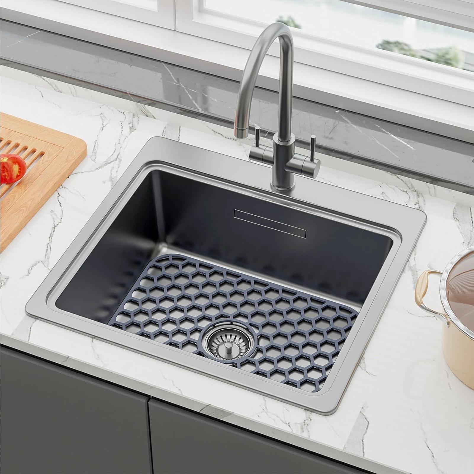 Силиконовые коврики для раковины Силиконовая защита для раковины Нижняя решетка Коврик Большой Защита для посуды Посуда Подкладка для раковины для кастрюль сковородок Нержавеющая China Mainland 2860₽