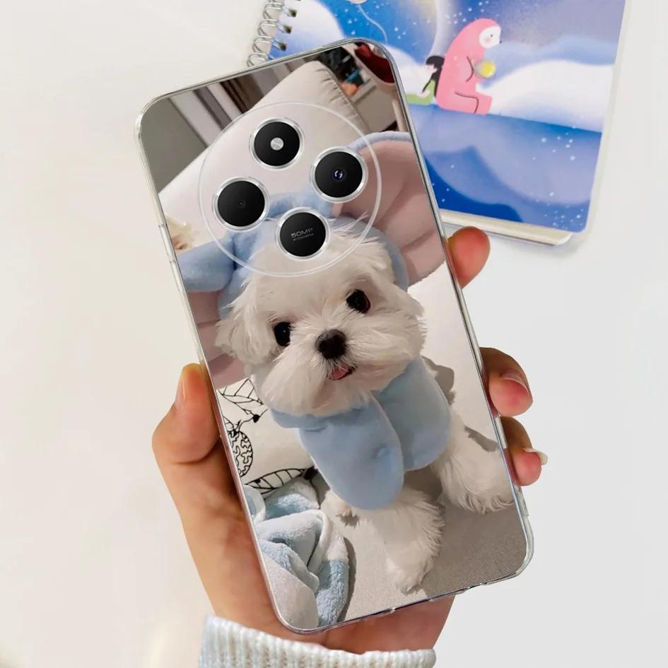 

Чехол для Xiaomi Poco C75 2024 Новый Стильный Цветок Мягкий Прозрачный Силиконовый Чехол для Телефона Для Xiaomi Poco C75 4G C 75 PocoC75 Coque Poco C75
