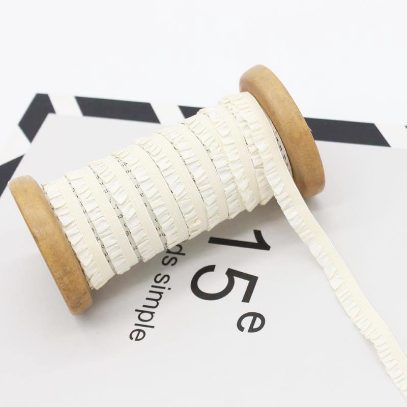 1mx1cm Comfortable Gift Embellishments Elastic Handicrafts Lotus Leaf Edge Smooth Touch Soft DIY Elastic Band Hair Accessories