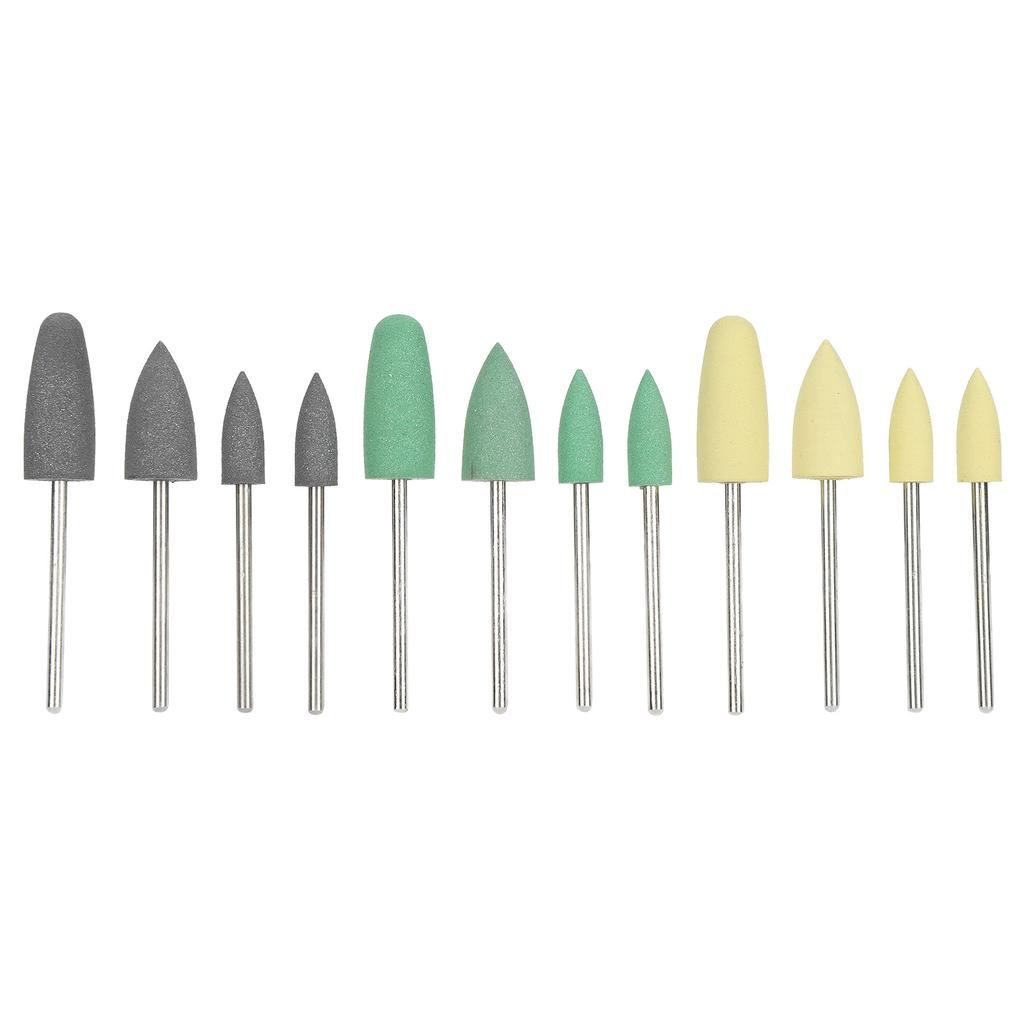 Dental Silikon Gummi Polierer Schleifkopf Edelstahl Schaft Dental Schleifen Polierer Burs