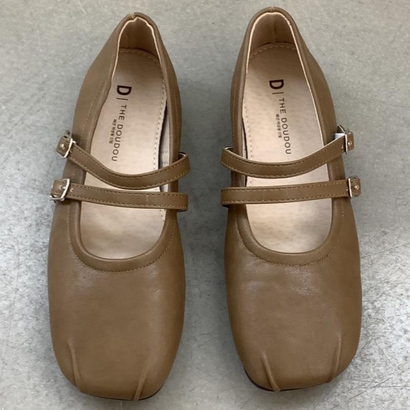 

Мода Новая Мода Однотонные Женские Балетки Обувь 2025 Мэри Джейн Лаконичные С Неглубоким Вырезом На Мягкой Подошве Женская Обувь Повседневная Ежедневная Женская Обувь 37 коричневый