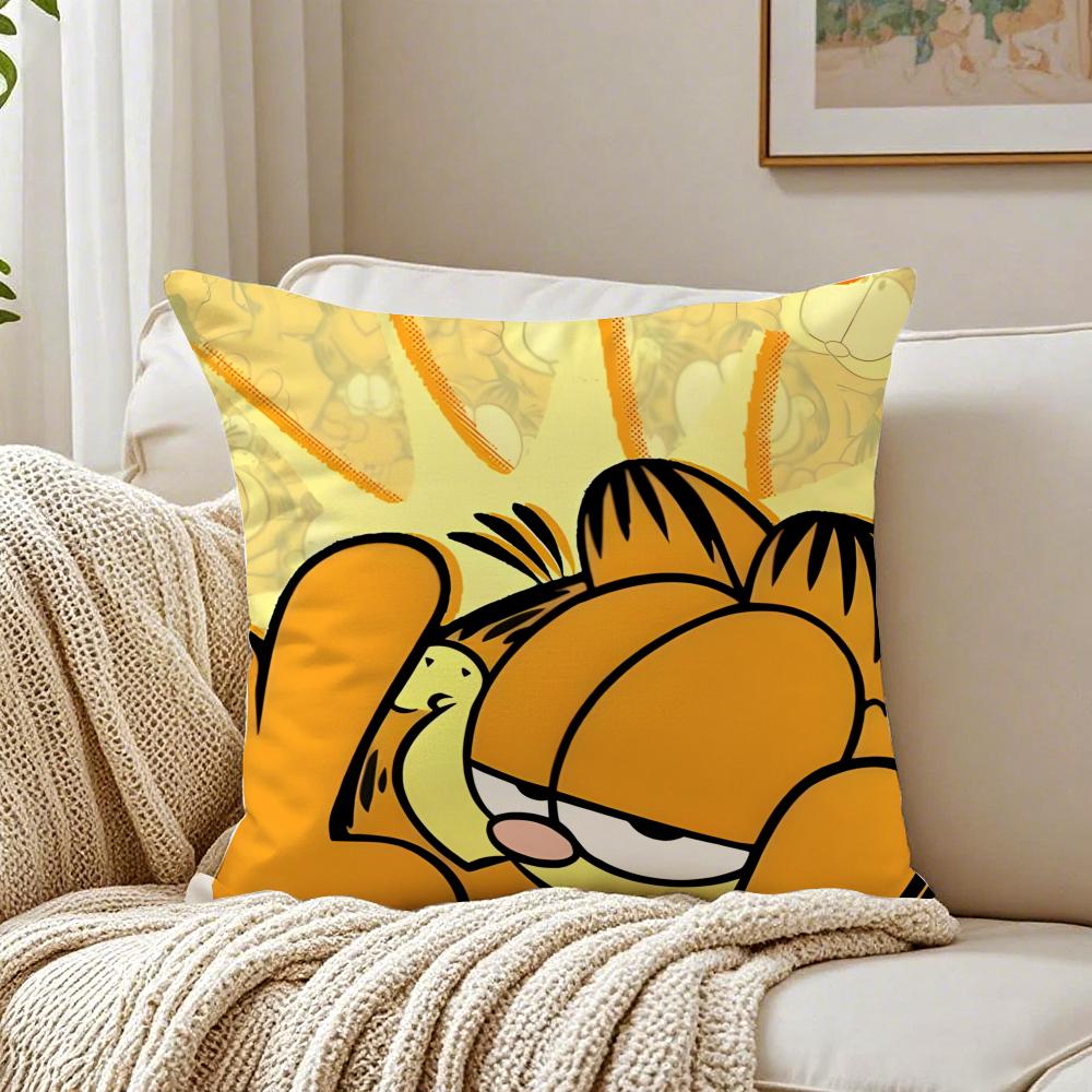 G-Garfield Cushion Cover Pillowcase Anti-Dustmite Living Room Sofa Decor Cushion Room