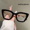 Vintage Cat Eye Reading Glasses  New Fashion Eyewear with Diopters Trendy Blue Light Blocking Decor Optical Frames