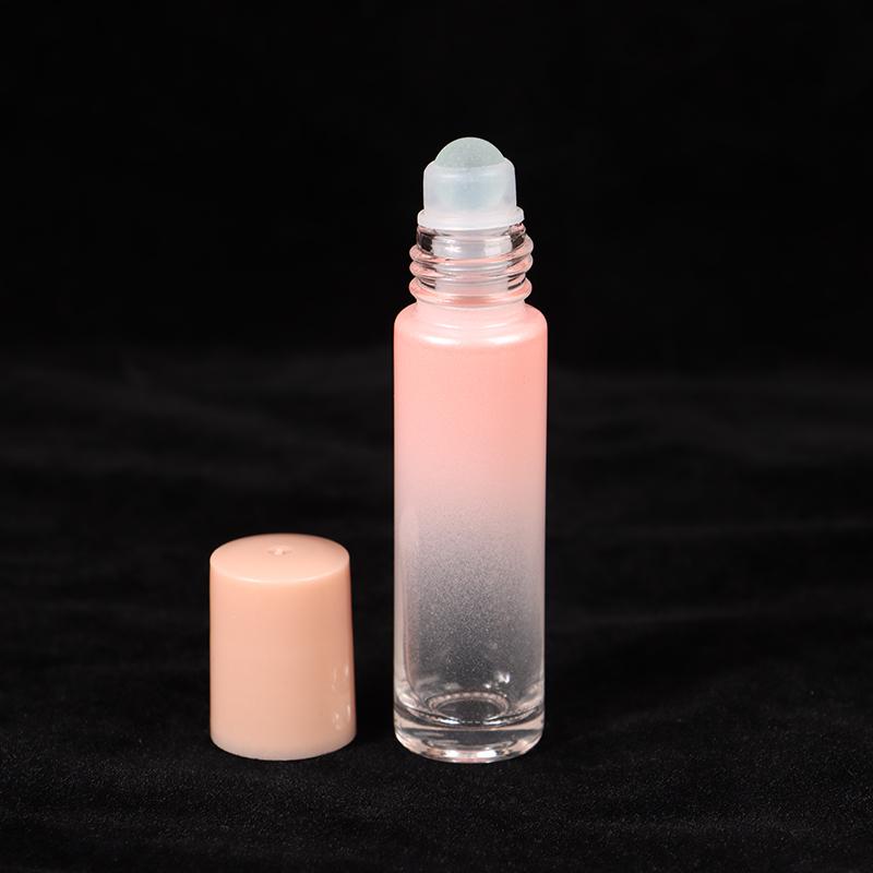 10 ml di vetro spesso roll on bottiglie sfumate di colore bottiglia vuota roller ball bottiglia per olio essenziale kit da viaggio bottiglia di profumo
