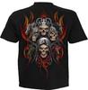 Spirale - OFFENBARUNG (Unisex schwarze Kurzarm-T-Shirts) Extra Groß