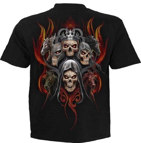 Spiral Revelation (Unisex Black Short Sleeve TShirts) Small S