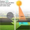 Garten Sonnenschutznetz 70% Sonnenschutz Netz Korrosionsbeständig Schutz/atmungsaktiv HDPE Sonnensegel Mit Ösen