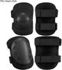 Military Tactical Knee Pad Elbow Pad Set Airsoft Knee Elbow Protective Pads Combat Paintball Skate Outdoor Sports Safety Guard