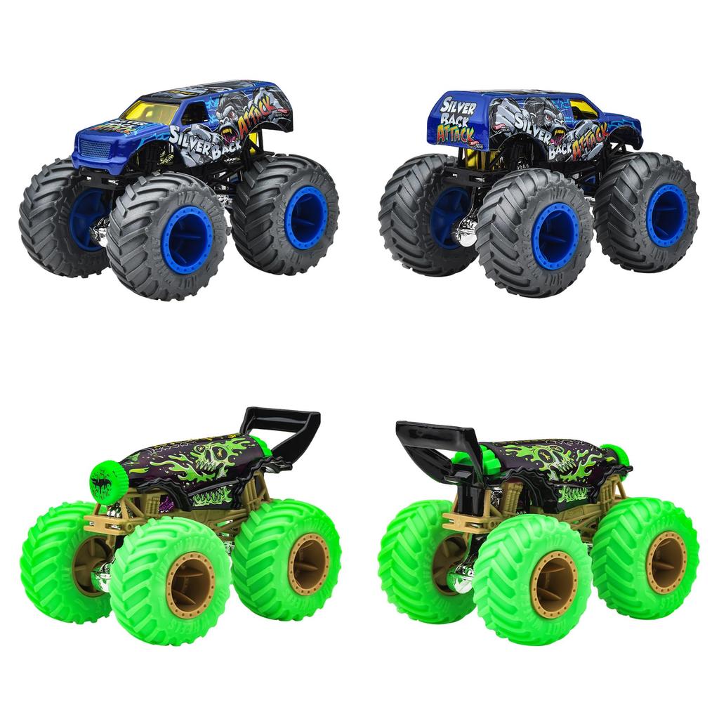 Hot Wheels Monster Trucks Assortment 8 Miniature Box Set 164 - Vehicles/Toys - (Ages 3+) - Multi-color FYJ44-982D