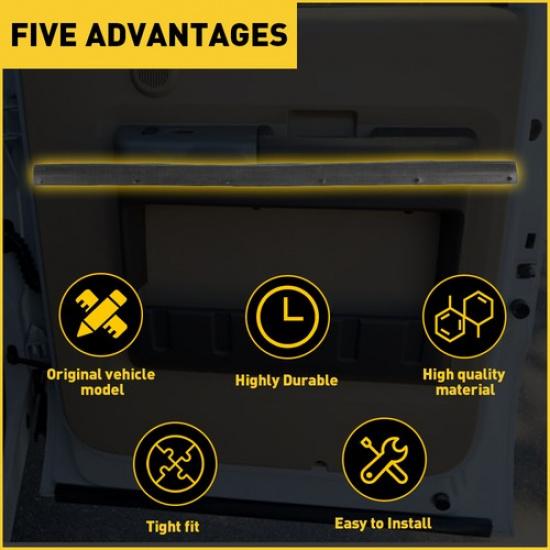 Rear Right Door Lower Weatherstrip Left or Seal For 99-16 Super Duty 1pcs