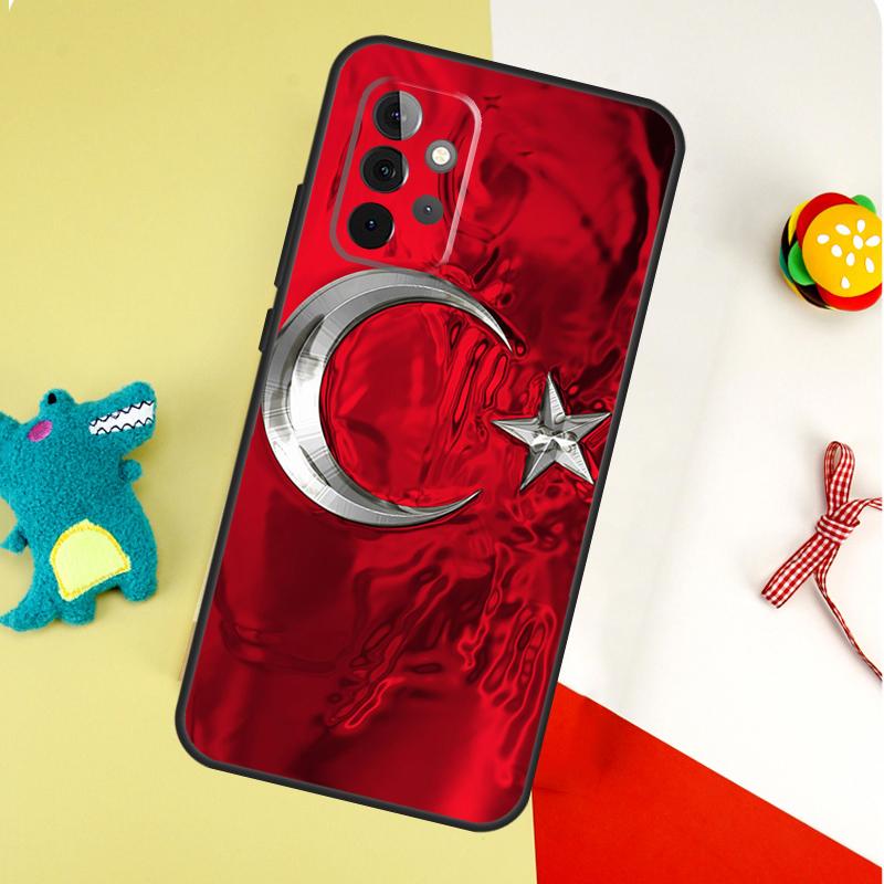 Turkei Turkey Ataturk Flag For Samsung Galaxy A22 A32 A52 A54 A34 A14 A55 A35 A15 A53 A33 A13 A05 A06 A16 Phone Case