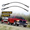 NEW Rear Tailgate Cables Straps Set 2 for 1987-2011 Dodge Dodge Dakota / Raider