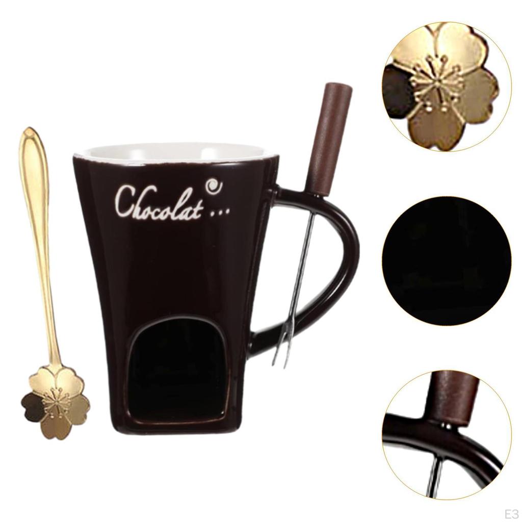 Schokoladenfondue-Set Küchenutensilien Süßigkeiten Snack Backen Schmelz Eis