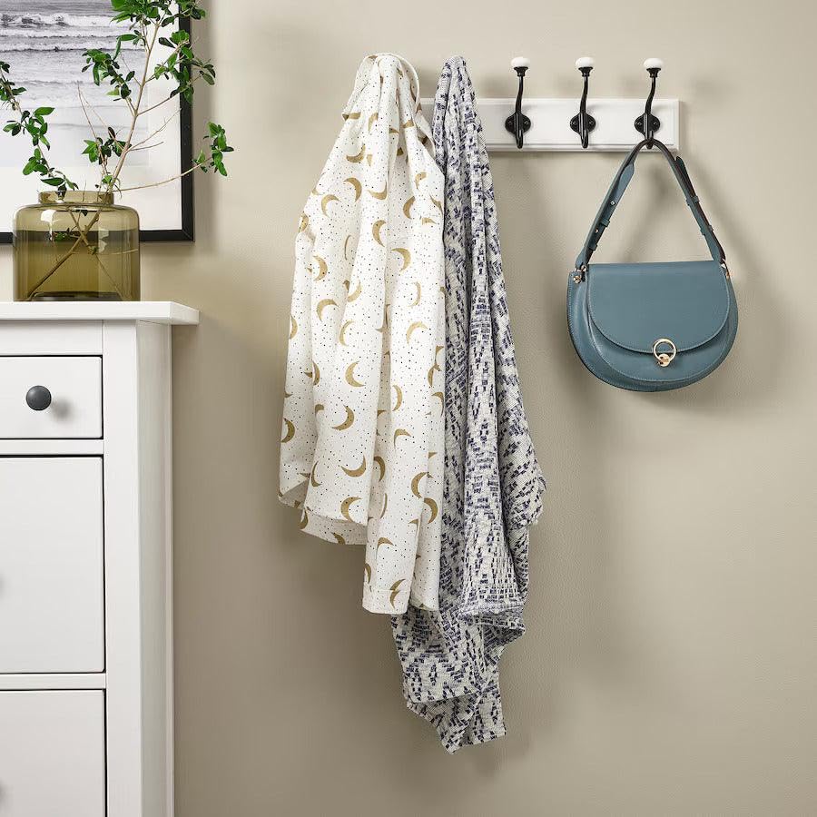 IKEA LANDKRABBA Rack with 5 Hooks, White (405.318.94)