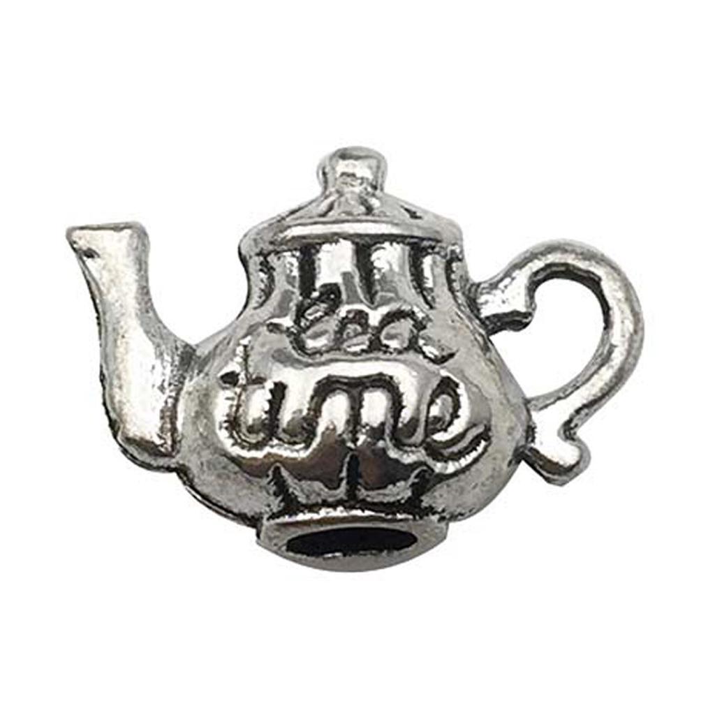 Retro Zawieszki Kawa, Czajnik i Kot - DIY Breloki, Kolczyki, Naszyjniki Akcesoria do Biżuterii (20 mieszanych elementów ze stopu)