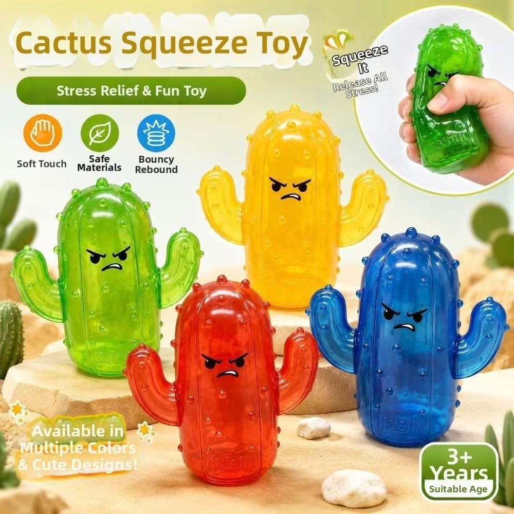 Angry Cactus Squeeze Squishy Toys Mini Decompression Toy New Stress Relief Toy For Kids