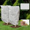 Winter Plant Cold Protection Cover Non-woven Fabric Plant Tree Shrub Cover with Drawstring Yard Garden Frost Prevention Cover