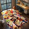 Dragon Ball Goku Anime Rug Carpet Large Area Rug Non Slip Washable Floor Mat Gamer Room Bedroom Home Decor -QJY