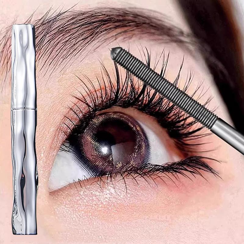 Wasserdichte 3D Verlängernde Mascara Schwarzes Stahlrohr Wimpern Primer Augenwimpern Bürste Langanhaltende Seiden Mascara Kosmetik Geschenk