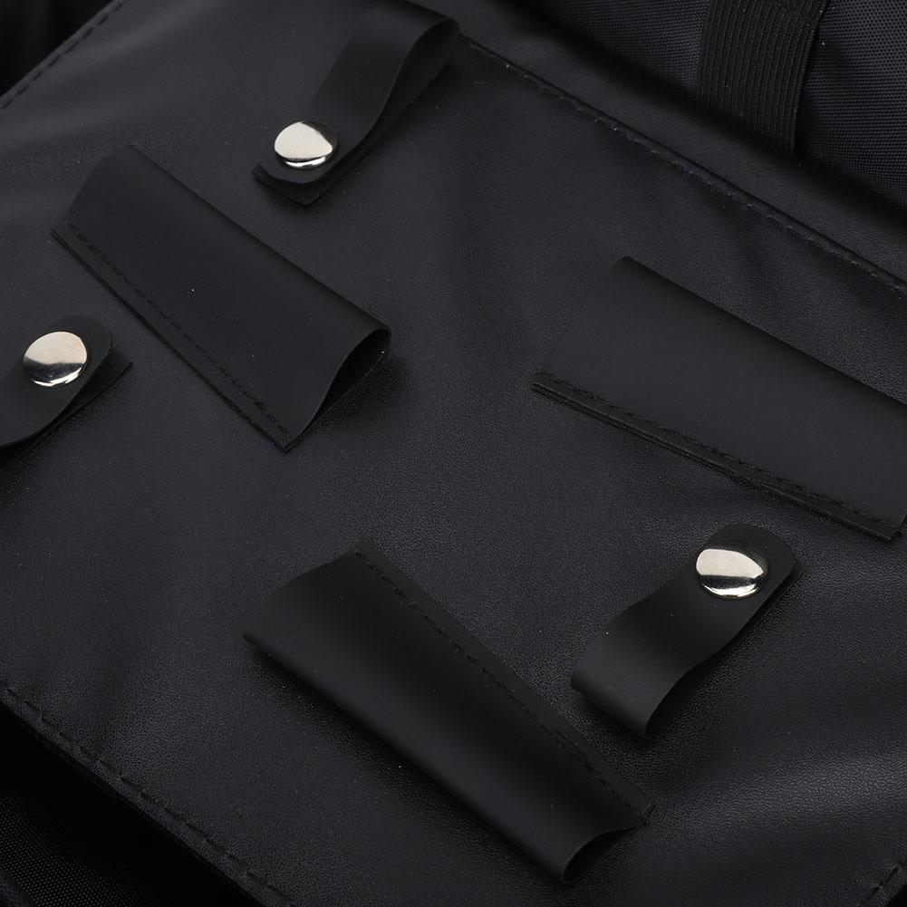 Portable Multi Functional Barber Hairdressing Scissors Bag Hair Styling Tool Case(Black )