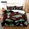 3pcs Duvet Cover Set, Long Leaves Bedding Set, Soft Comfortable Breathable Duvet Cover, For Bedroom Guest Room Decor