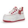 Platform Spring and Autumn New Leather Muffin Small Student Sports and Leisure Shoes