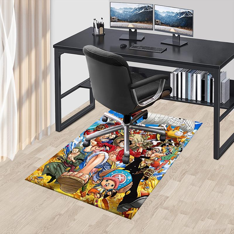 1pc One Piece Adventure Carpet for Playroom Bedroom Living Room Sofa Home Decor,kids Game Area Rug Non-slip Floor Mat Y72362