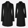 Unisex Double-Breasted Wool Blend Professional Overcoat