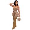 Jumpsuits Fashion Belt Spaghetti Strap Jumpsuits Club Wear