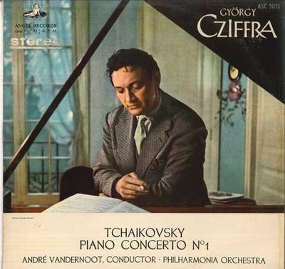 LP Record GIORGI CZIFFRA VANDERNOOT PHILHAR Tchaikovsky Piano Concerto No. 1 I ASC1015 ANGEL Japan Classical Used