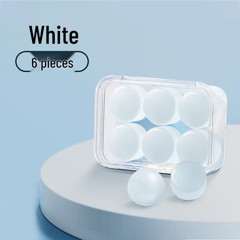 Houxin Silicone Noise-Canceling Earplugs for Sleep and Study - Portable and Silent Set