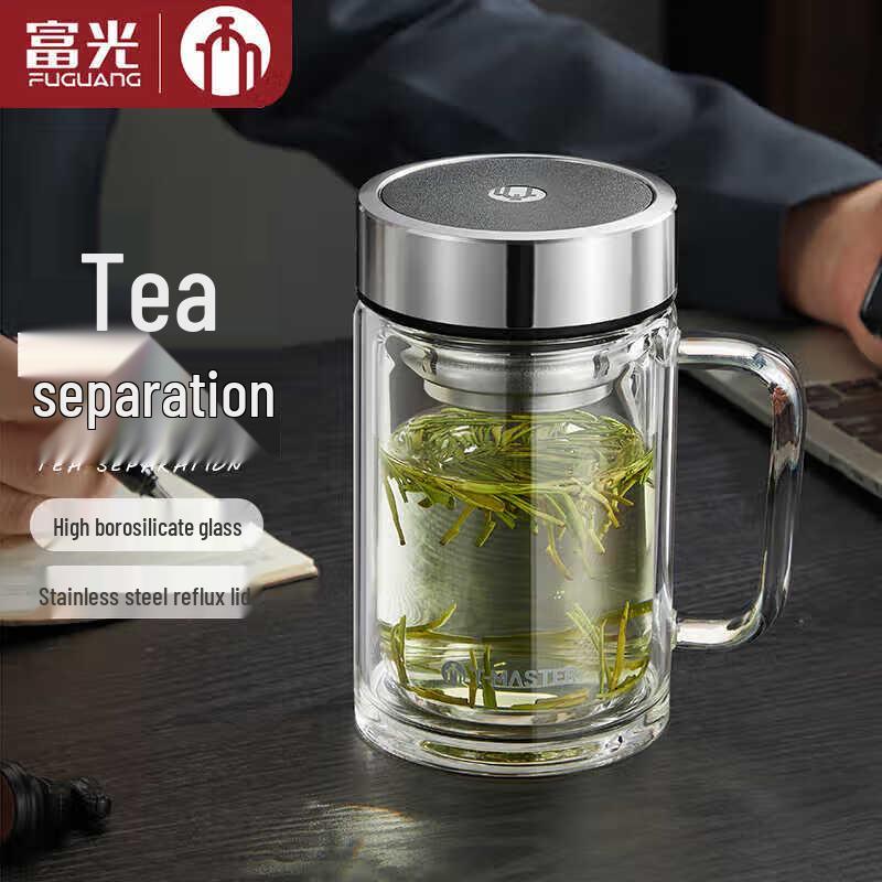 FUGUANG Tea Master Double-Layer Glass Cup