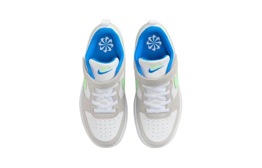 Nike Court Borough GS Low top Kids' Skateboarding Shoes White Gray Green Children Aged 3 7 Years Old DV5457-005