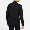 Nike Maglia da Corsa Manica Lunga con Mezza Zip Element Dri-FIT Uomo Top Nero DD4757-010