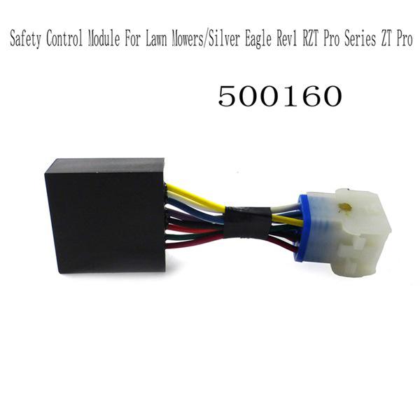 

Black Plastic Safety Control Module 500160 for Silver Lawnmower, 1pc None