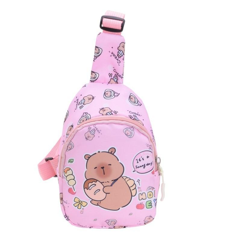 Capybara Single Cartoon Shoulder Crossbody Chest Bag Lightweight Breathable