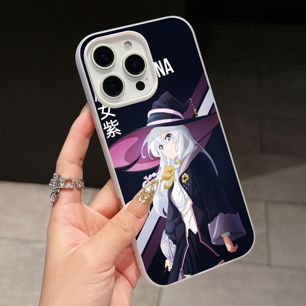 Wandering Witch Elaina Jelly Double layer White Mobile Phone Case for iPhone 17 16 15 14 13 12 11 Air Pro Max Plus Protective
