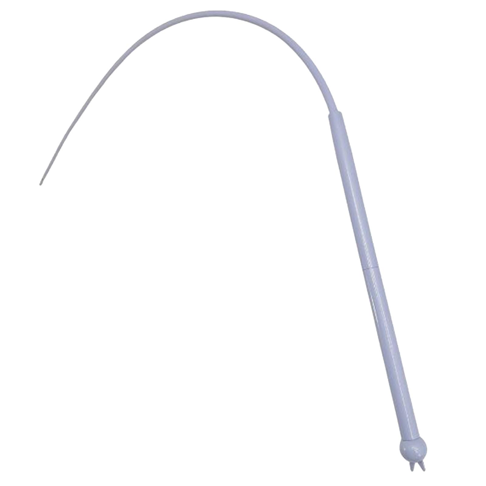 

Cats Silicone Toy Wand Toy with Detachable Rod Rat Tail Teaser for Felines Cats Plaything Gift for Indoor Felines синий